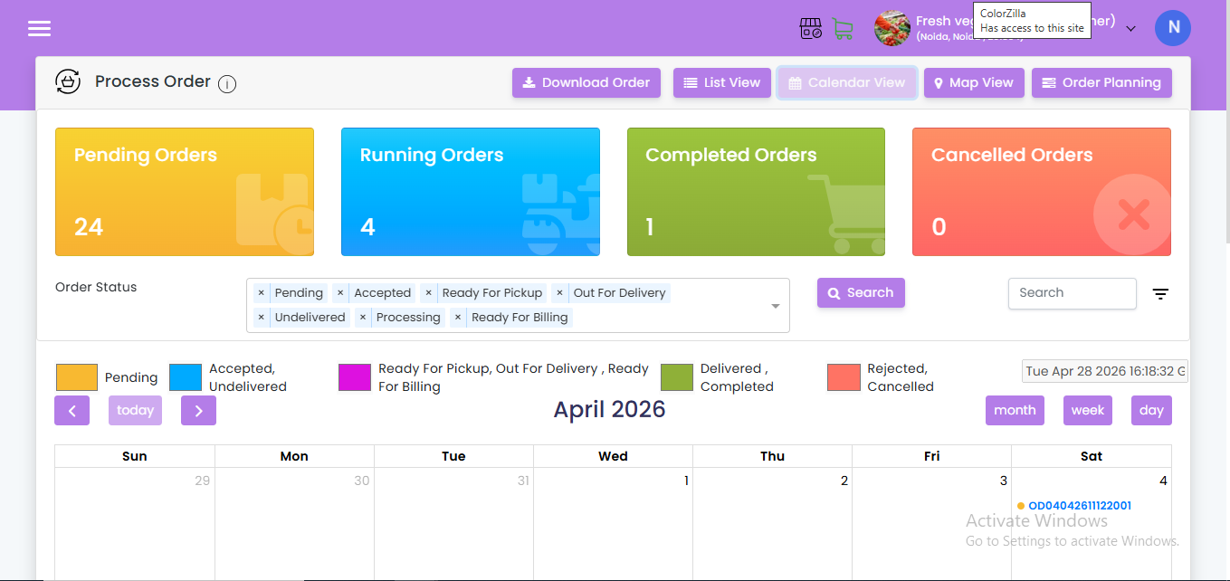 Process Order